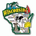 Souvenir Magnets Wisconsin